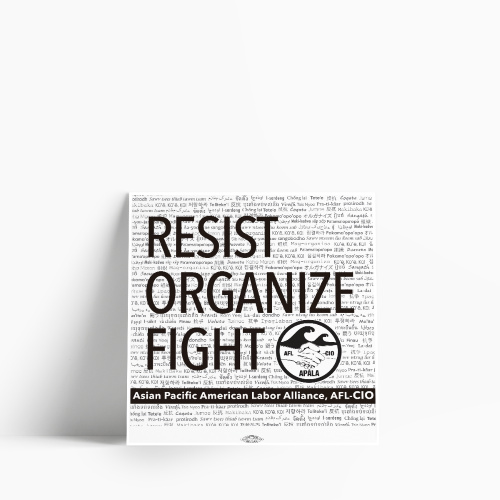 Resist, Organize, Fight Poster
