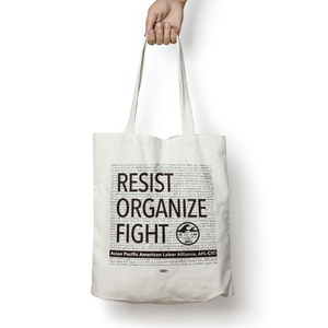 Resist, Organize Fight Tote Bag